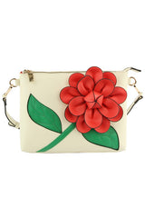 3D Flower Crossbody Bag Clutch