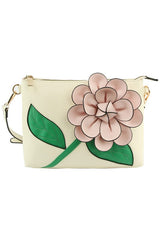 3D Flower Crossbody Bag Clutch