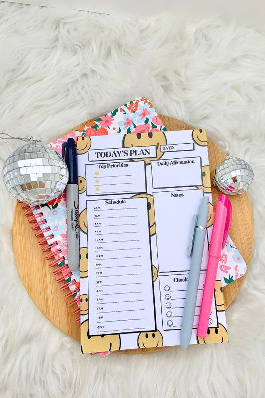 DAILY NOTEPAD SCHEDULE PLANNER