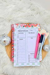 DAILY NOTEPAD SCHEDULE PLANNER