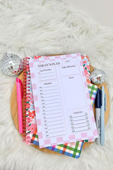 DAILY NOTEPAD SCHEDULE PLANNER