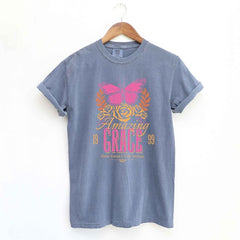 Amazing Grace Butterfly Garment Dyed Tee