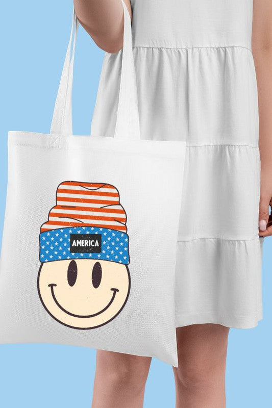 AMERICAN BEANIE POLYESTER TOTE BAG