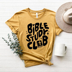 Bible Study Club Short Sleeve Graphic Tee