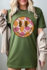 Smiley Face and Pumpkins Tee, many colors!