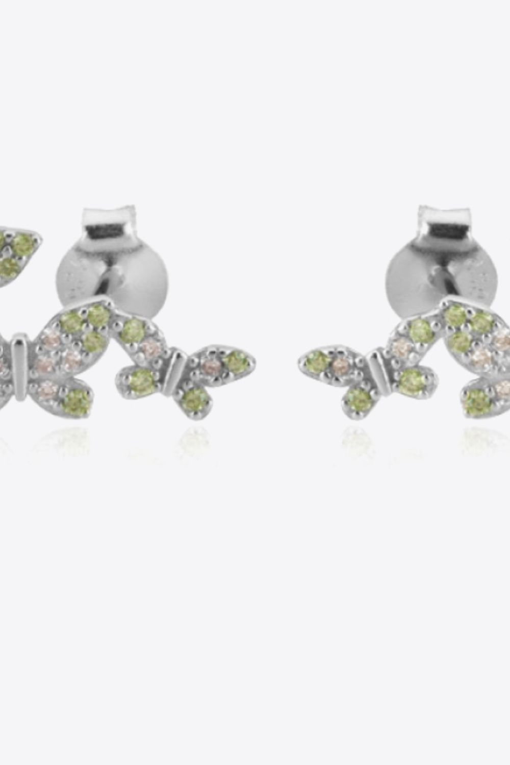 Zircon Butterfly 925 Sterling Silver Earrings