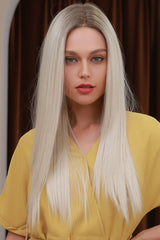 13*2" Lace Front Wigs Synthetic Long Straight 26" Heat Safe 150% Density